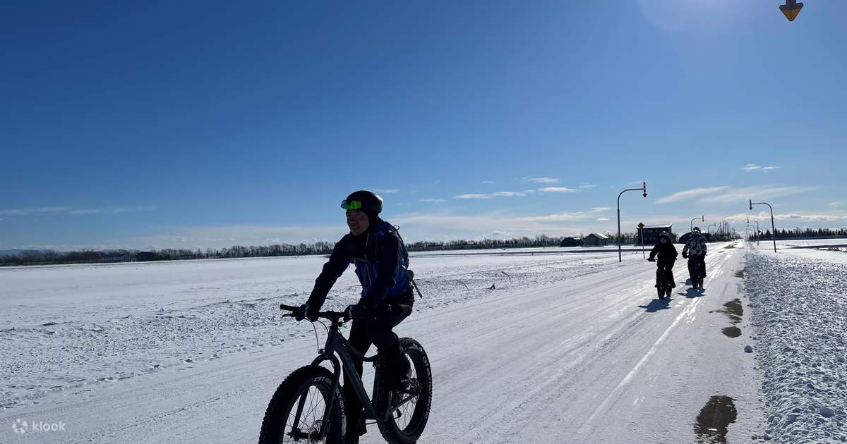 Private snow cycling tour with FAT BIKE Hokkaido Klook Singapore